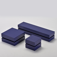 Accept custom color blue jewelry package box TC-H07102