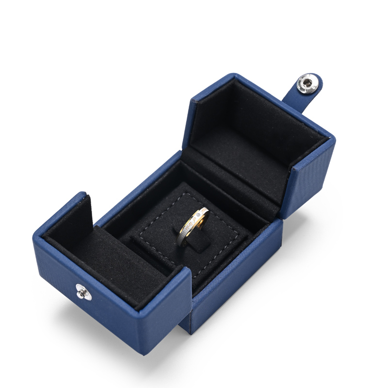 Fashion mold double opended jewelry box for rings pendant