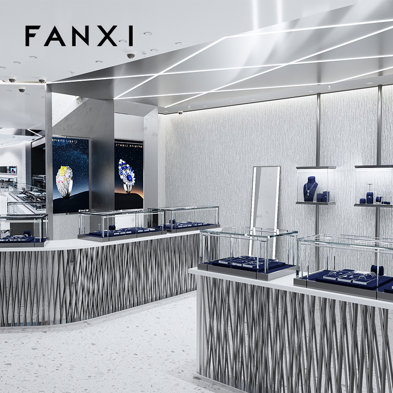 FANXI JS113 original design luxury microfiber jewelry display set