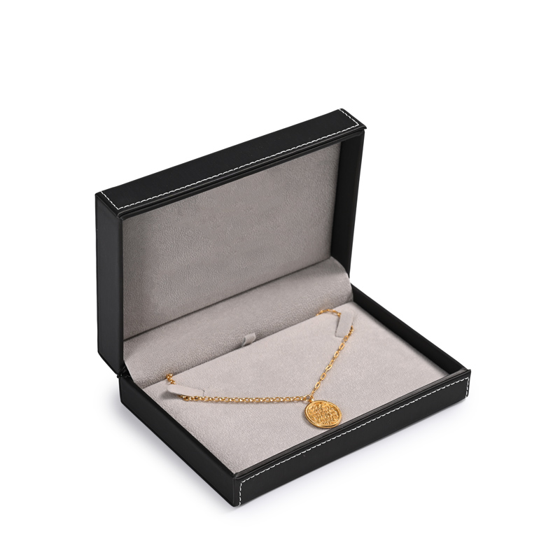 FANXI custom pu leather necklace box pendant box