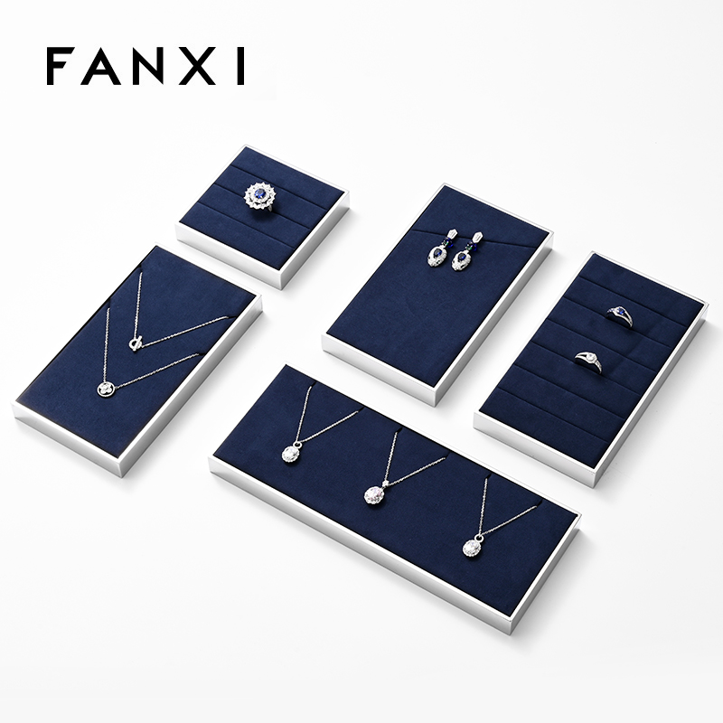 FANXI JS113 original design luxury microfiber jewelry display set