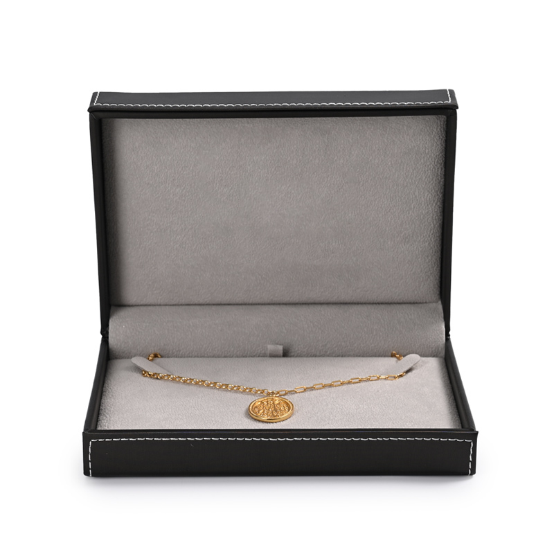 FANXI custom pu leather necklace box pendant box