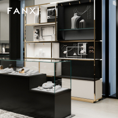 FANXI new launch elegant gray microfiber jewelry display set TT308