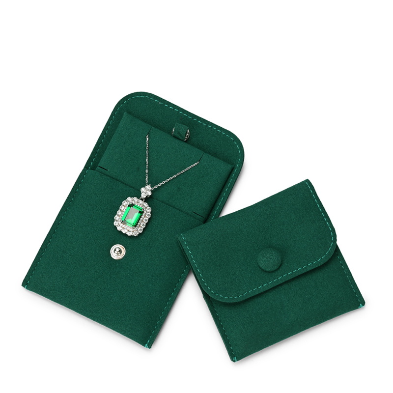 FANXI new arrival soft microfiber pouch with insert for jewelry package D059