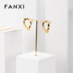 FANXI New arrival elegant white microfiber jewelry display set for window cabinet TT184