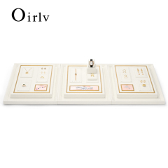 FANXI TT288 new design soft beige jewelry display tray for cabinet