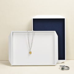 FANXI new design white paited frame stackable jewelry display tray P166