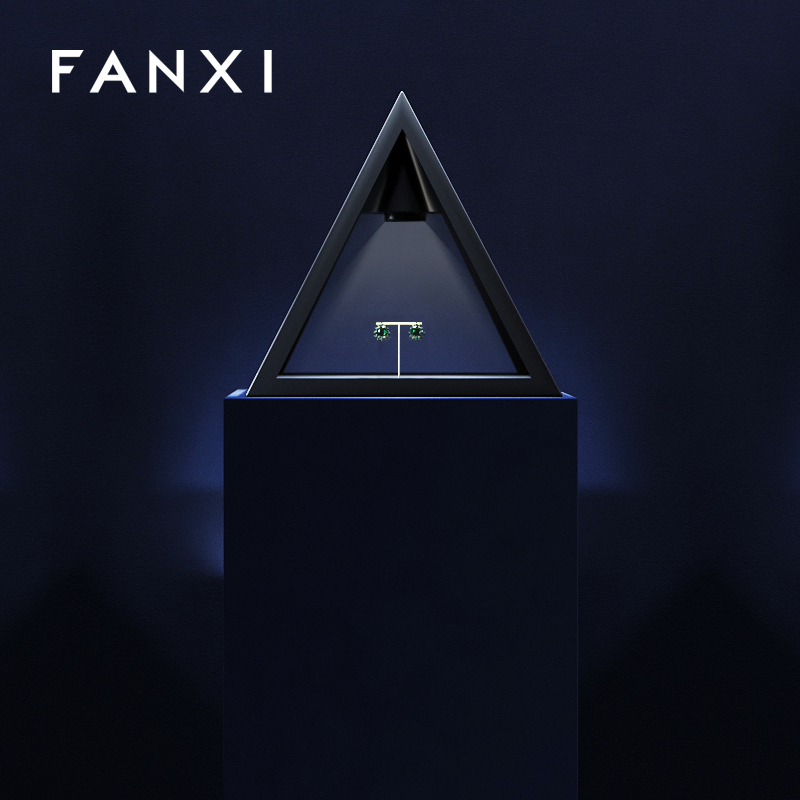 FANXI original design fashion triangle jewelry display case jewelry cabinet ZG00501