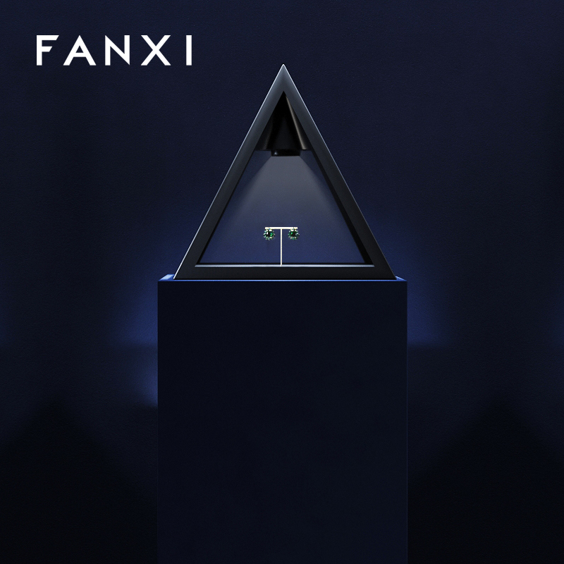 FANXI original design fashion triangle jewelry display case jewelry cabinet ZG00501