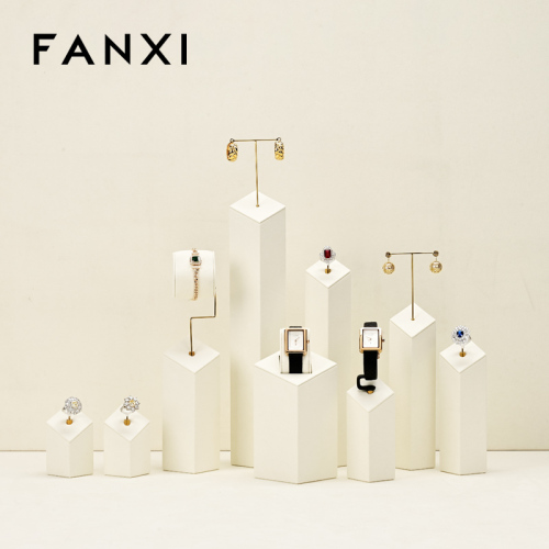 FANXI TT302 DIY professional jewelry display stand for luxury jewelry display props custom jewelry stand display set