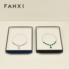 FANXI P172 Luxury Jewelry Display Tray Earring Jewelry Packaging PU Tray Organizer Display Jewelry Tray for exhibidor de joyeria