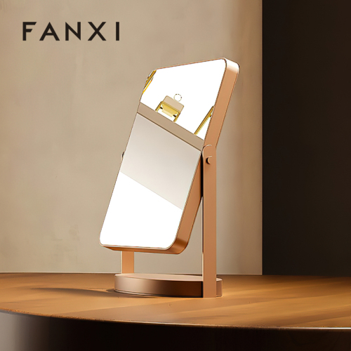 FANXI PJ017 New arrival Luxury Gold Metal Mirror jewelry store