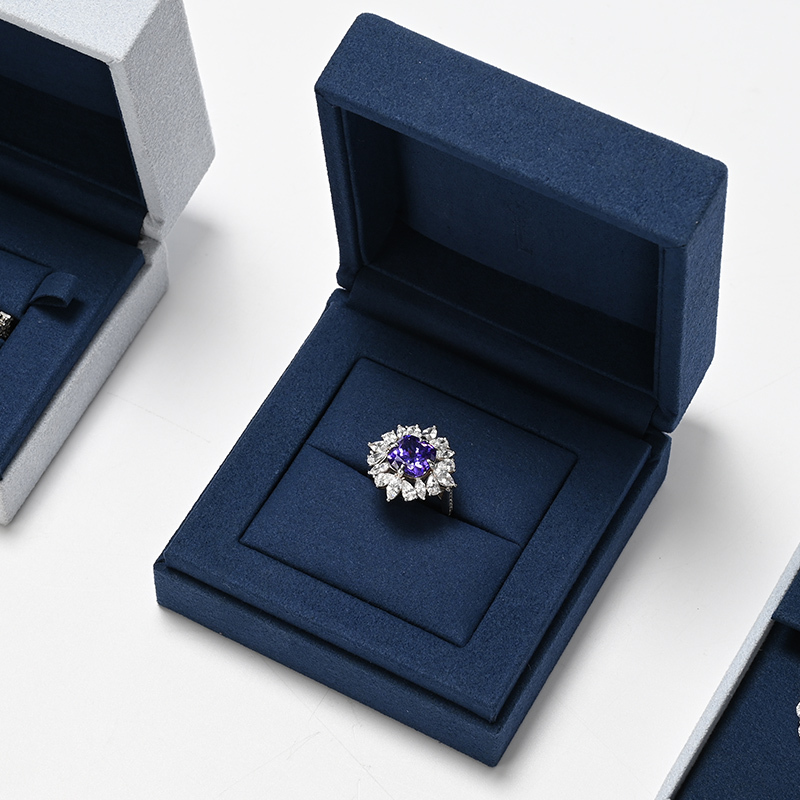 FANXI Wholesale gift boxes custom logo paper jewelry packaging boxes ring boxes