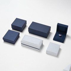 FANXI Wholesale gift boxes custom logo paper jewelry packaging boxes ring boxes