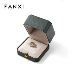 FANXI Custom PU leather Luxury Gift Jewelry Package Box Jewellery Bracelets Necklace Earrings Ring Box Packaging Jewelry Box
