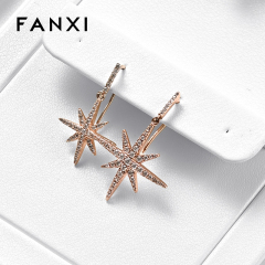 FANXI Original customized Microfiber showcase jewelry display set jewelry display for retail shop