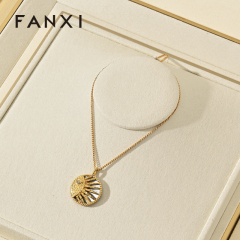 FANXI New arrival accept custom microfiber MDF jewelry display tray necklace rings display trays for jewelry showcase