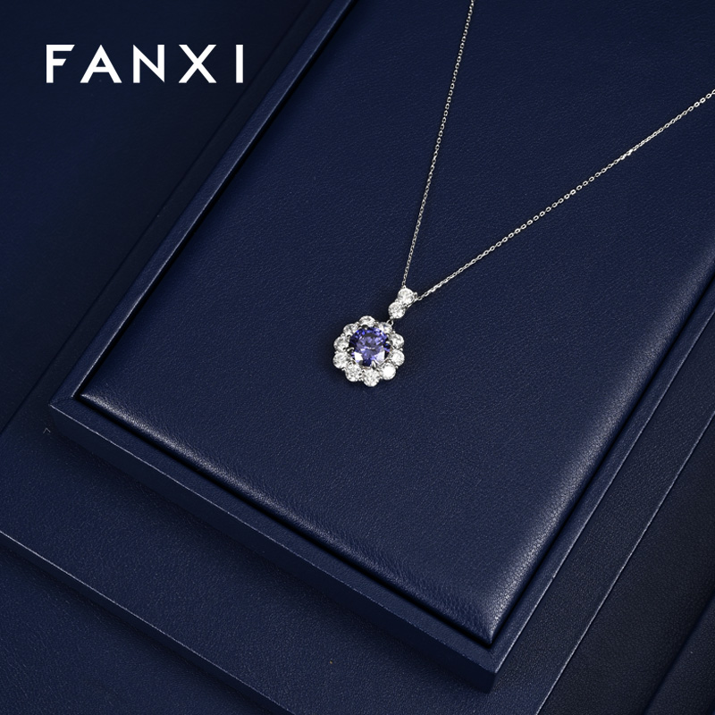 FANXI TT324 Originality Jewellery Display Tray Custom DIY Bracelet Necklace Ring Earring Holder Jewelry Display Stand Set