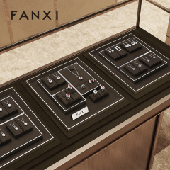 FANXI TT368 professional jewelry display stand for luxury jewelry display props custom jewelry stand display set