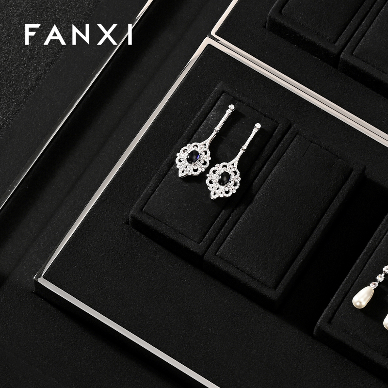 FANXI TT370 professional jewelry display stand for luxury jewelry display props custom jewelry stand display set