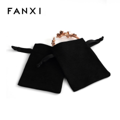 FANXI new fancy linen ring earring necklace pendant jewelry pouch