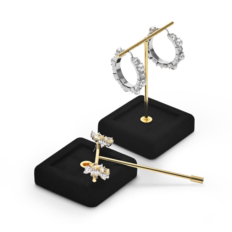 FANXI balck microfiber jewelry display set with custom color and logo