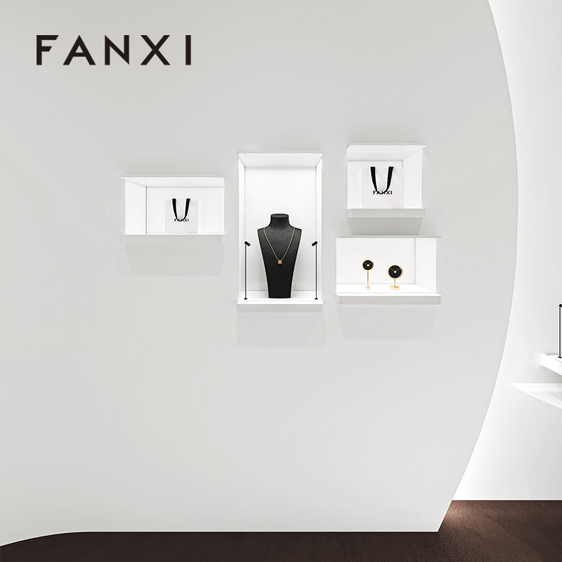 FANXI D067 Special Paper Jewelry Bags Custom Printed Logo Jewelry Gift Packaging Bags