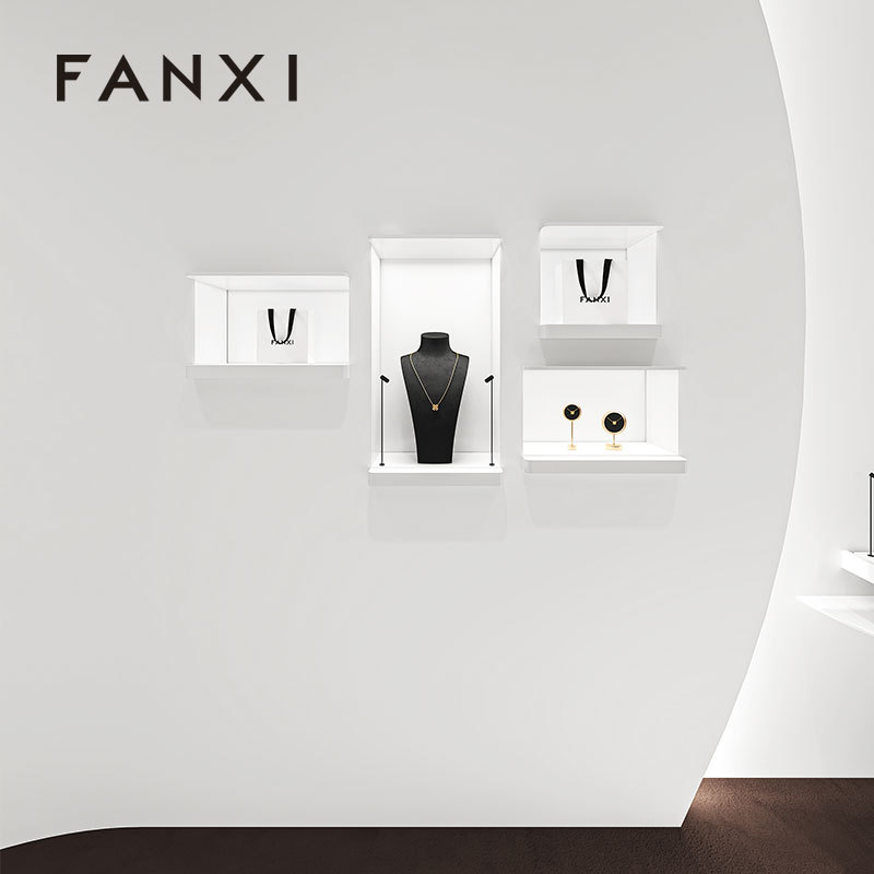 FANXI D067 Special Paper Jewelry Bags Custom Printed Logo Jewelry Gift Packaging Bags