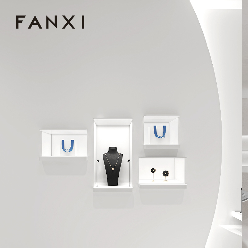 FANXI D064 Special Paper Jewelry Bags Custom Printed Logo Jewelry Gift Packaging Bags