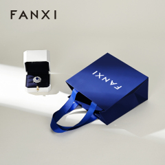 FANXI D069 High Quality Paper Shopping Bag Wholesale Printed Retail Gift Craft Jewelry Cosmetic Packaging Paper Bags with Logo