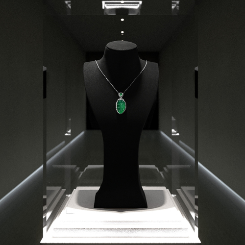 FANXI RX093 Microfiber Necklace Bust Display Six Colour Microfiber Jewelry Bust Necklaces Window Display Jewelry Display Mannequin