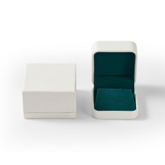 FANXI Custom Logo PU Leather Earring Stud Boxs and Packaging Jewelry Gift Box