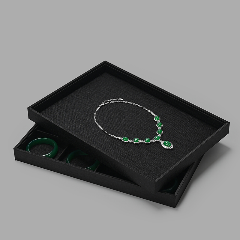 FANXI P203 Jewelry tray high-end jadeite jewelry display tray Thai silk bracelet ring necklace storage tray