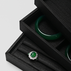 FANXI P203 Jewelry tray high-end jadeite jewelry display tray Thai silk bracelet ring necklace storage tray