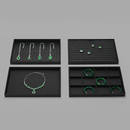 FANXI P203 Jewelry tray high-end jadeite jewelry display tray Thai silk bracelet ring necklace storage tray