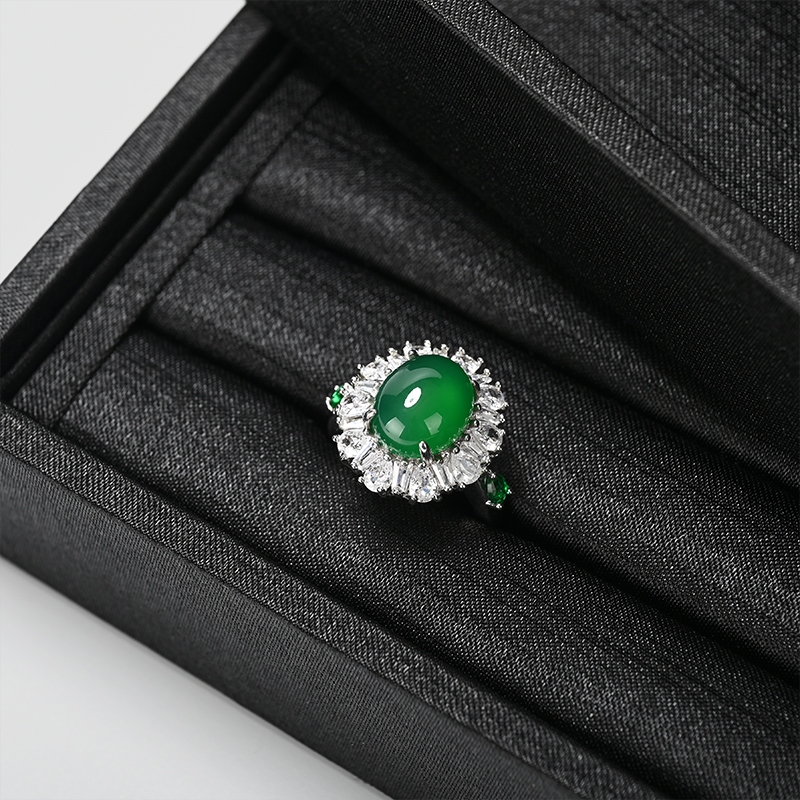 FANXI P203 Jewelry tray high-end jadeite jewelry display tray Thai silk bracelet ring necklace storage tray