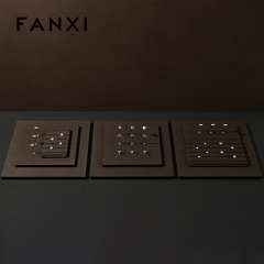 FANXI TT464 Multi-color Jewelry Counter Display Jewelry Ring Tray Customized Jewelry Displays Set for Window Show