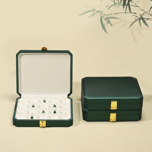 FANXI X066 Custom Logo Multifunctional Leather Storage Box Case Travel Jewelry Boxes for Jewellery