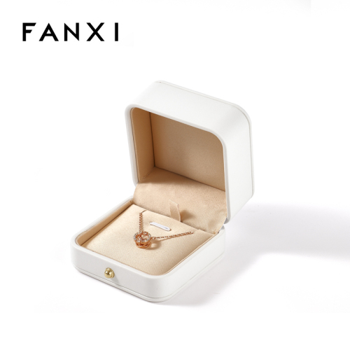 FANXI Wholesale Custom Luxury Bracelet Necklace Jewellery Packaging Box Gift Magnetic Leather Box