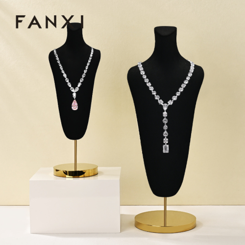 FANXI RX073-75 Necklace Bust Display Hanging Mannequin Jewelry Stand Mannequins