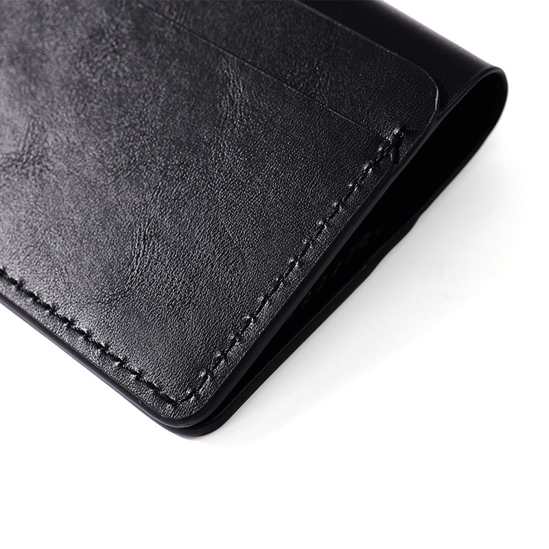 FANXI Luxury Black Folding Jewelry Storage Pouch Stylish Bag for Necklaces and Earrings