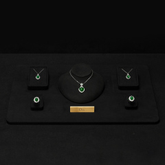 RX085 Necklace Display Storage Rack Jewelry Portrait Necklace Stand For Jade Gold Jewelry Necklace Display Props