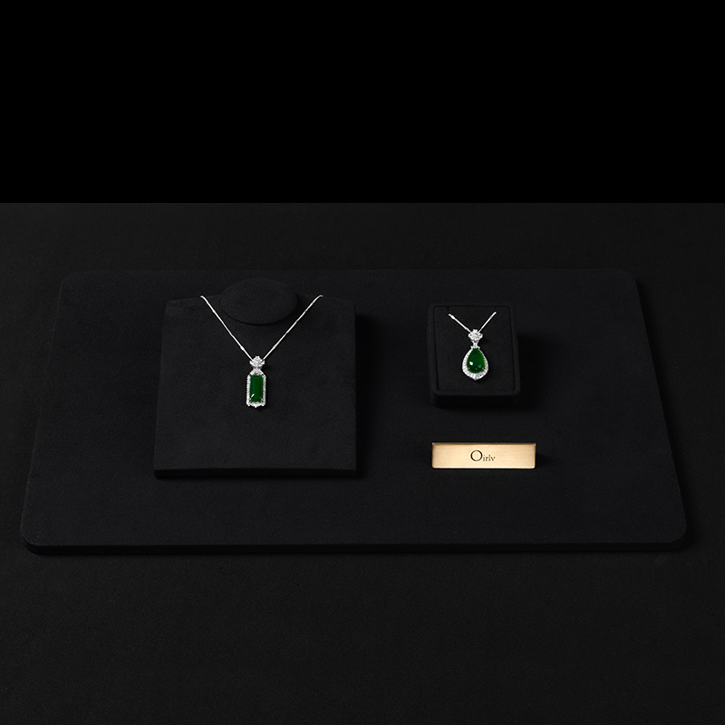 RX084 Creative Luxury Jewelry Display Props Necklaces Portrait Display Stand Rings Necklaces Watches Organizer Trays
