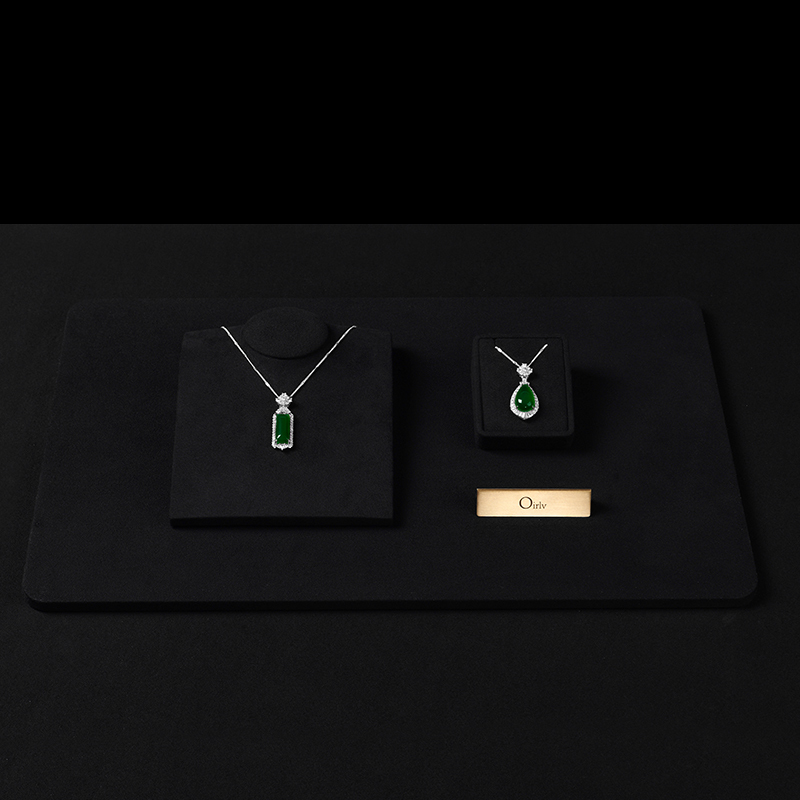 RX084 Creative Luxury Jewelry Display Props Necklaces Portrait Display Stand Rings Necklaces Watches Organizer Trays