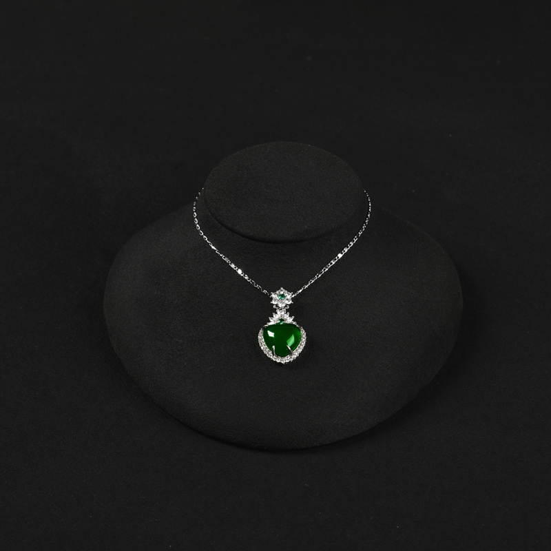 RX085 Necklace Display Storage Rack Jewelry Portrait Necklace Stand For Jade Gold Jewelry Necklace Display Props