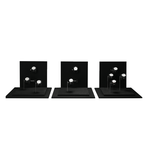FANXI TT377 Hot Selling Watch Combination Set Display Stand Counter Showcase Metal Watch Microfiber Display Watch Display Props