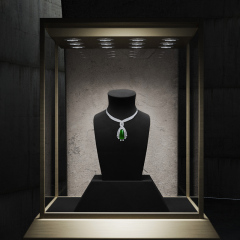 FANXI RX091-092 Jewelry Bust Jewelry Accessories Display Props Dark Black Senior Ring Earrings Model Metal Jewelry Display Stand
