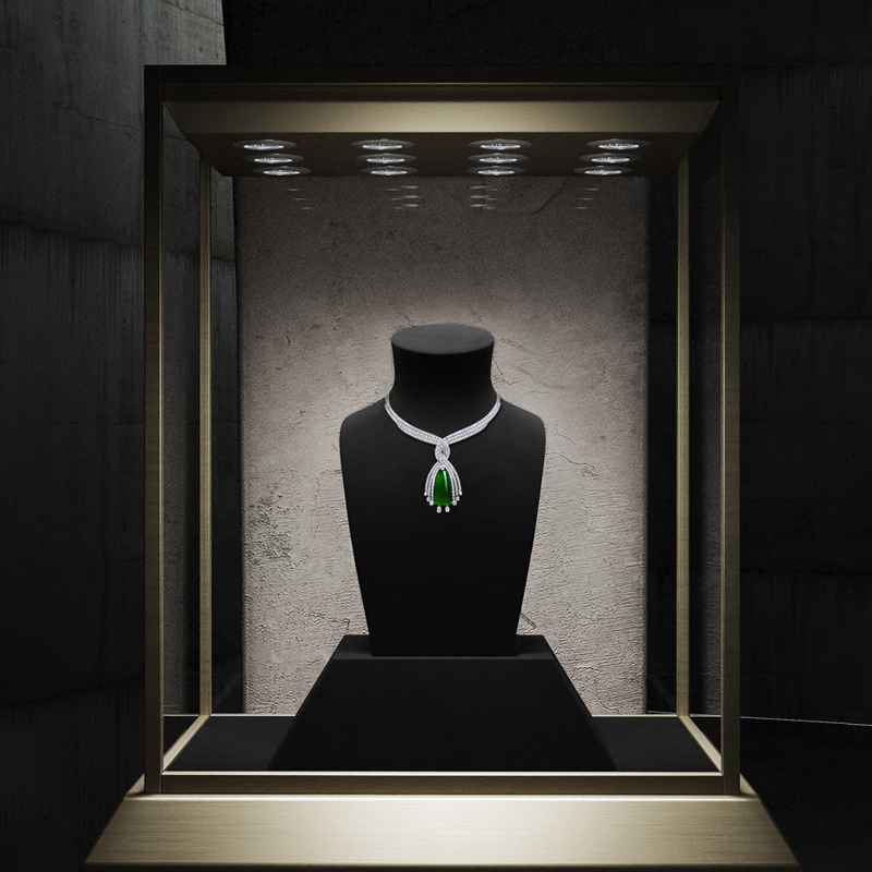 FANXI RX091-092 Jewelry Bust Jewelry Accessories Display Props Dark Black Senior Ring Earrings Model Metal Jewelry Display Stand