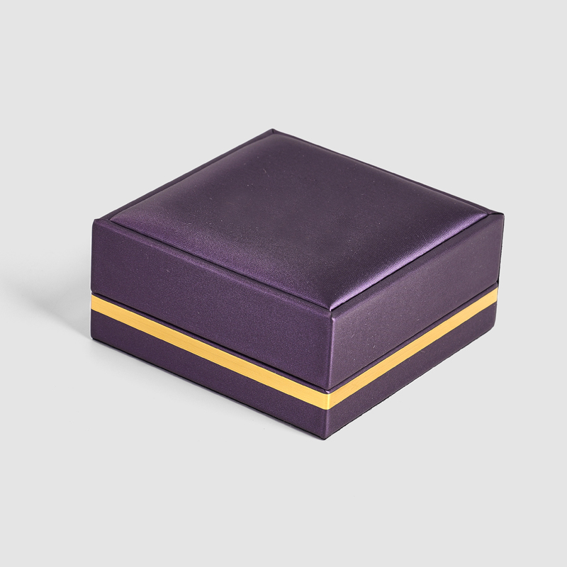 FANXI Custom purple velvet leather jewelry bracelet box