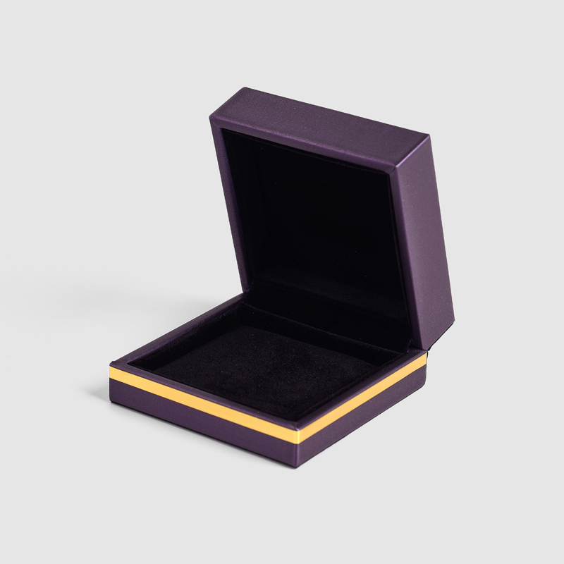 FANXI Custom purple velvet leather jewelry bracelet box